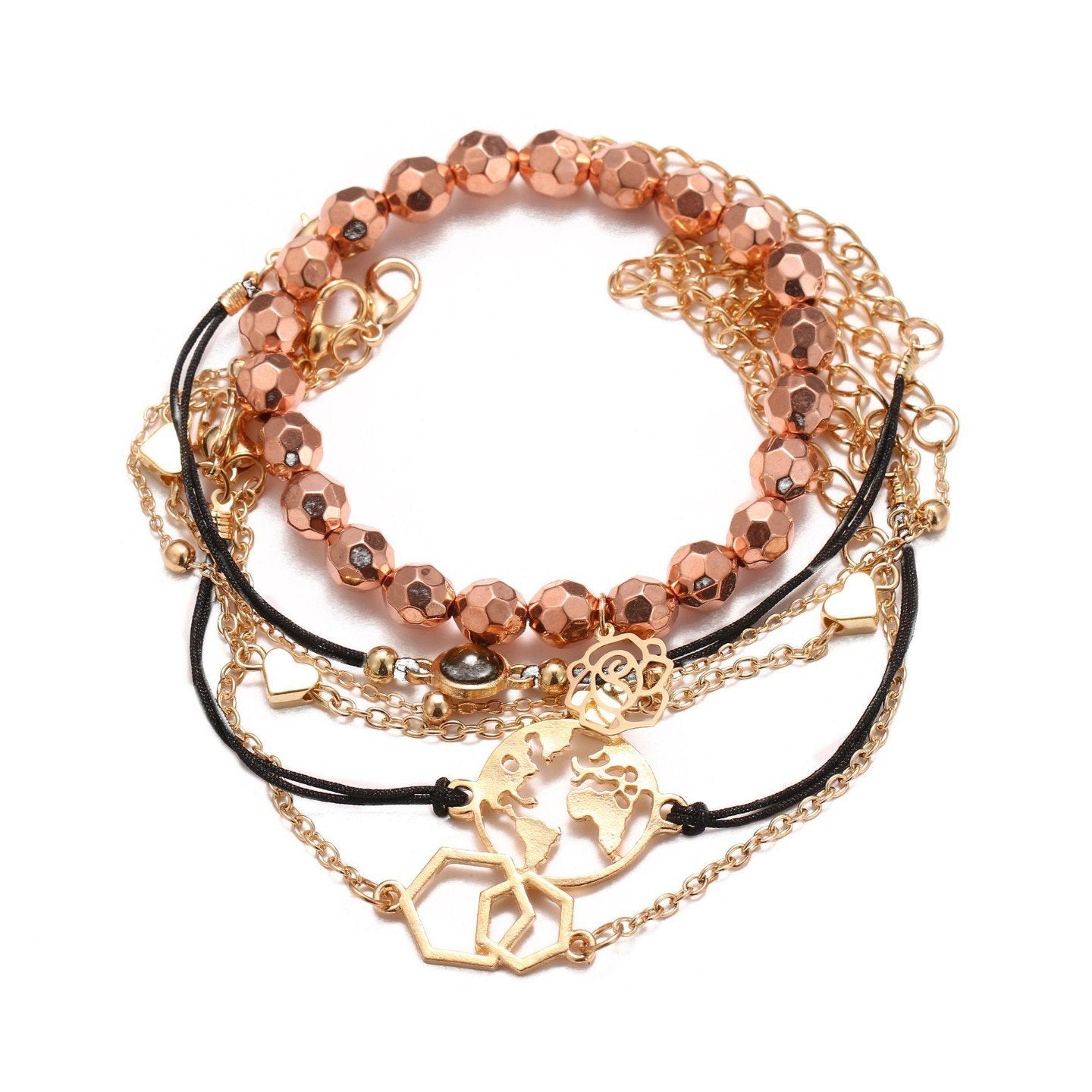 Chemist Around the World Rose Gold 6 Piece Set