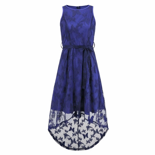 Sexy Sleeveless Lace Mesh Mermaid Dress