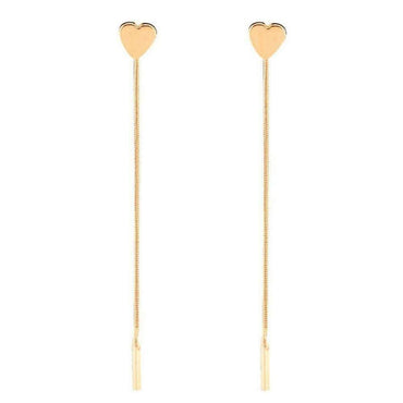 Heart Drop Earrings