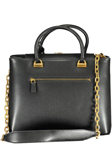 Guess Jeans Black Polyurethane Handbag