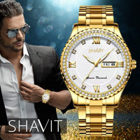 Men's Luxury Classic Stainless Steel Quartz Luminous Watch