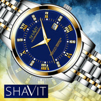 Luxury Stainless Steel Quartz Luminous Wristwatch for Men