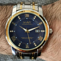 Luxury Stainless Steel Quartz Luminous Wristwatch for Men