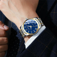 Stainless Steel Watch For MEN Quartz Luminous Classic Watches