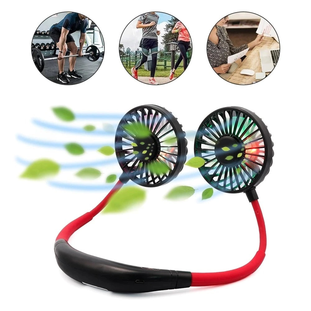 Mini Portable Neckband Fan
