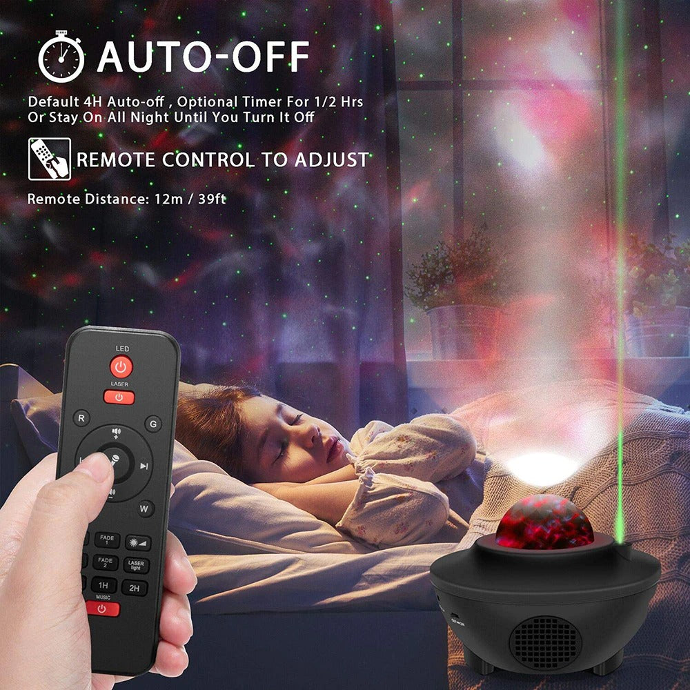 LED Star Night Light Wave LED Projector