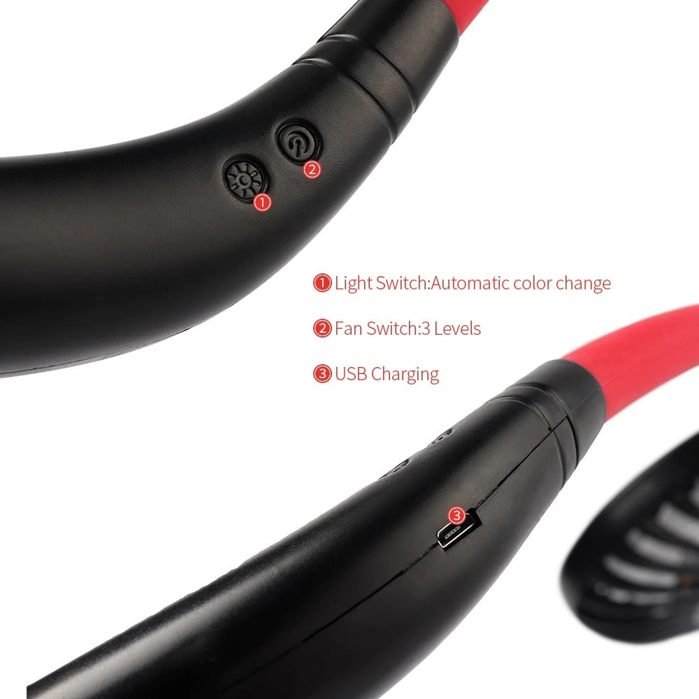 Mini Portable Neckband Fan