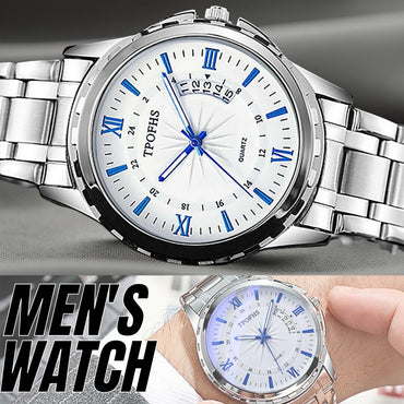 Stainless Steel Watch For MEN Classic Analog Wristwatch Fashion