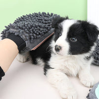Pet Grooming Kit 2-Sided Bathing Brush Cleaning Massage Glove