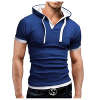 Men's  Hooded Polo Shirt