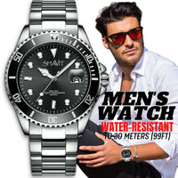 Luminous  Stainless Steel Quartz Classic Watch