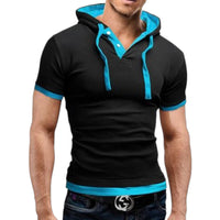 Men's  Hooded Polo Shirt