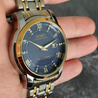 Luxury Stainless Steel Quartz Luminous Wristwatch for Men