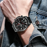 Men's Classic Stainless Steel Quartz Luminous Watch Luxury