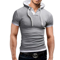 Men's  Hooded Polo Shirt