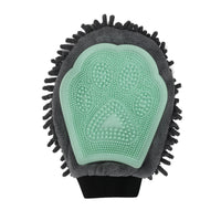 Pet Grooming Kit 2-Sided Bathing Brush Cleaning Massage Glove