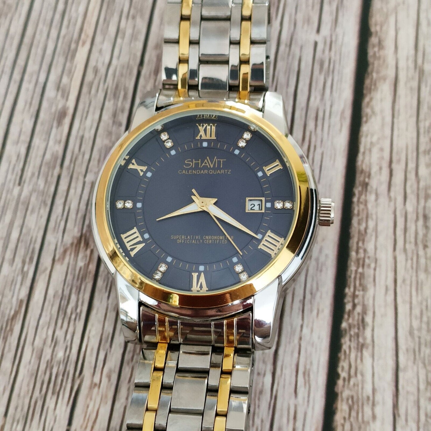 Luxury Stainless Steel Quartz Luminous Wristwatch for Men