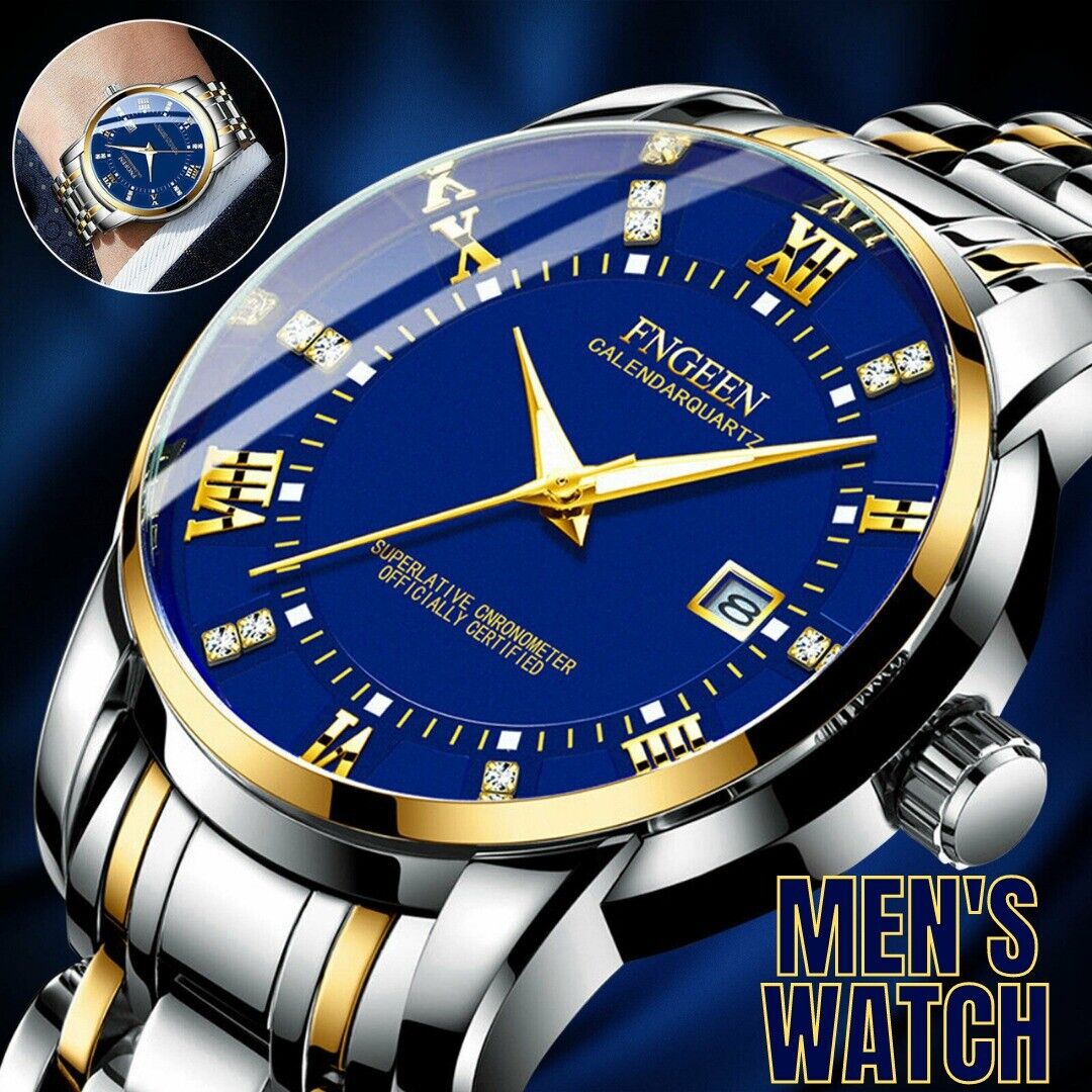 Stainless Steel Watch For MEN Quartz Luminous Classic Watches