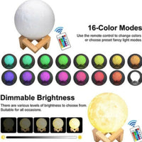 Glowing Moon Lamp with stand