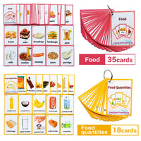 26 Themes 760 Cards Baby  English Learning Word Card Children's Educational Toys for Kids Early Learning Montessori Flashcards