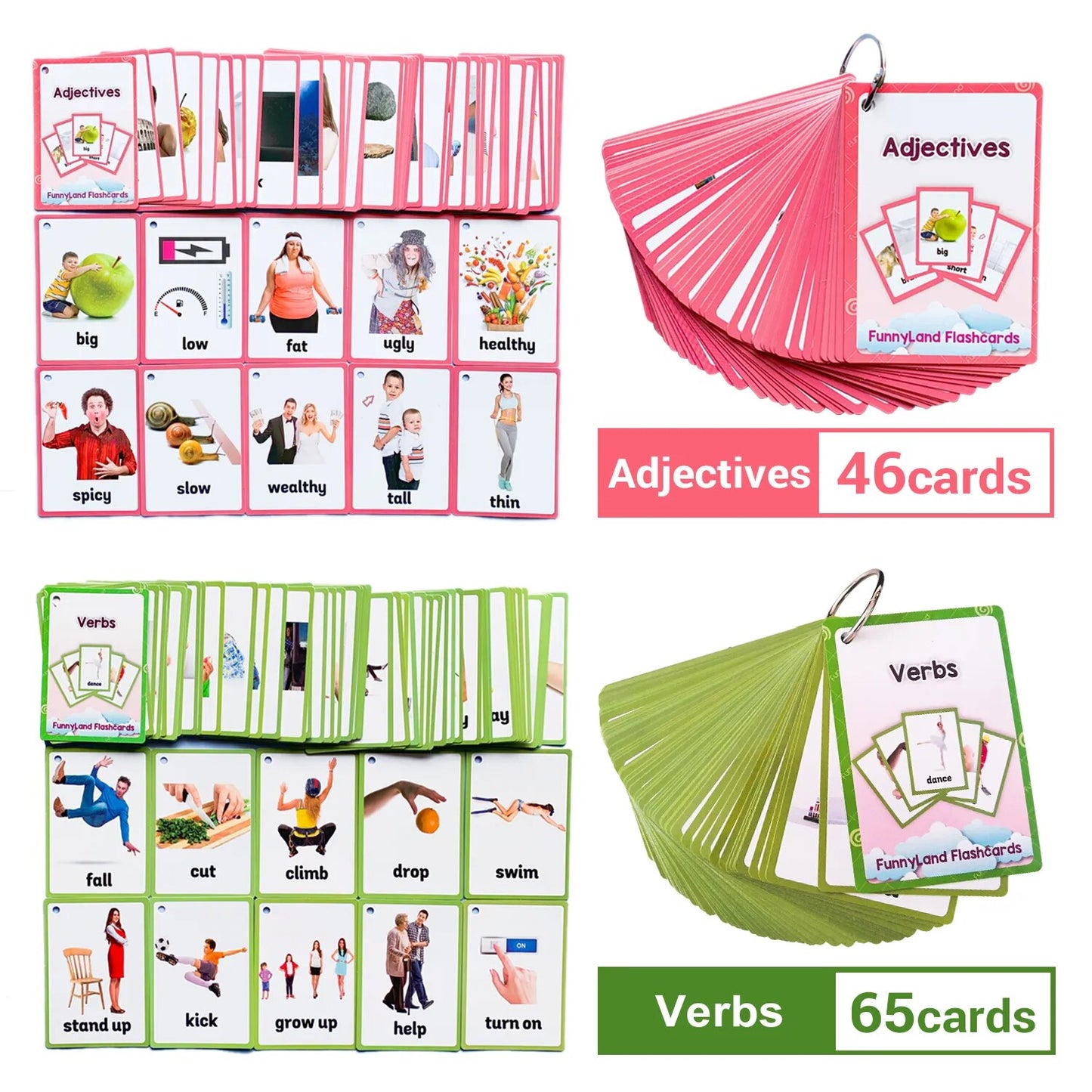 26 Themes 760 Cards Baby  English Learning Word Card Children's Educational Toys for Kids Early Learning Montessori Flashcards
