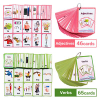 26 Themes 760 Cards Baby  English Learning Word Card Children's Educational Toys for Kids Early Learning Montessori Flashcards