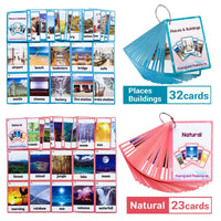 26 Themes 760 Cards Baby  English Learning Word Card Children's Educational Toys for Kids Early Learning Montessori Flashcards