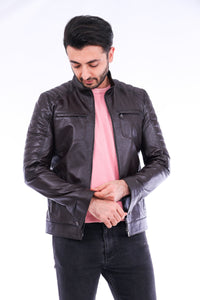 Bussana Biker Leather Jacket