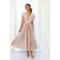 Casual loose zipper sleeveless dress