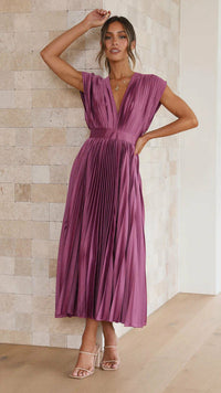 Casual loose zipper sleeveless dress
