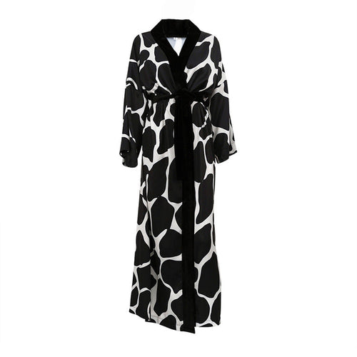 Women  Clothing Satin Pajamas for Women Spring plus Size 3/4 Sleeve