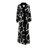 Women  Clothing Satin Pajamas for Women Spring plus Size 3/4 Sleeve