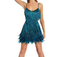 Elegant Feather Fringe Dress
