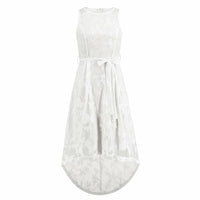  Sexy Sleeveless Lace Mesh Mermaid Dress