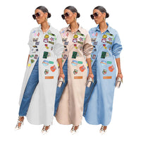 Printed Sunscreen Long Jacket