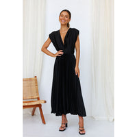 Casual loose zipper sleeveless dress