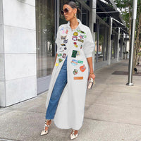 Printed Sunscreen Long Jacket