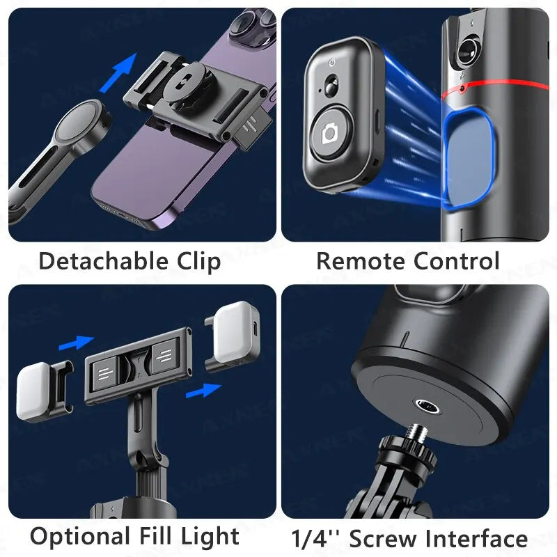 AXNEN 2023 New 360 Tracking Gimbal with Remote