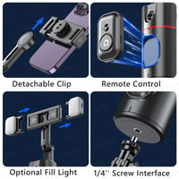 AXNEN 2023 New 360 Tracking Gimbal with Remote