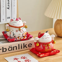 Creative Lucky Cat Small Ceramic Decoration
