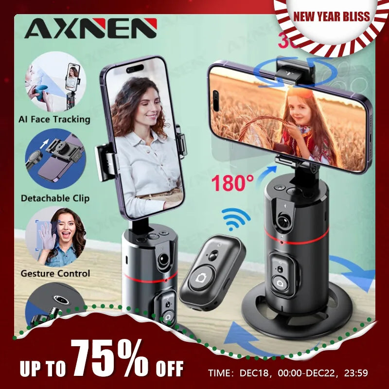 AXNEN 2023 New 360 Tracking Gimbal with Remote