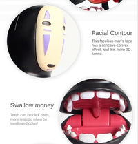 Cartoon Spirited Away Faceless Piggy Bank Automatically Eats Coins Piggy Bank Boys Children's Gift Gift Desktop Decoration