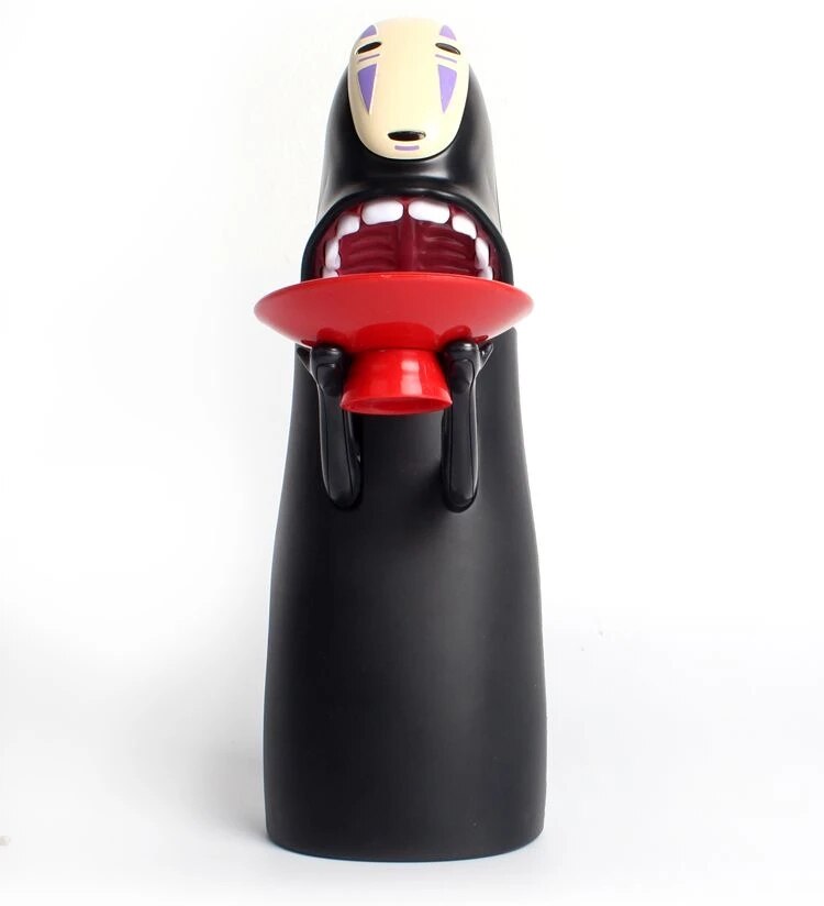 Cartoon Spirited Away Faceless Piggy Bank Automatically Eats Coins Piggy Bank Boys Children's Gift Gift Desktop Decoration
