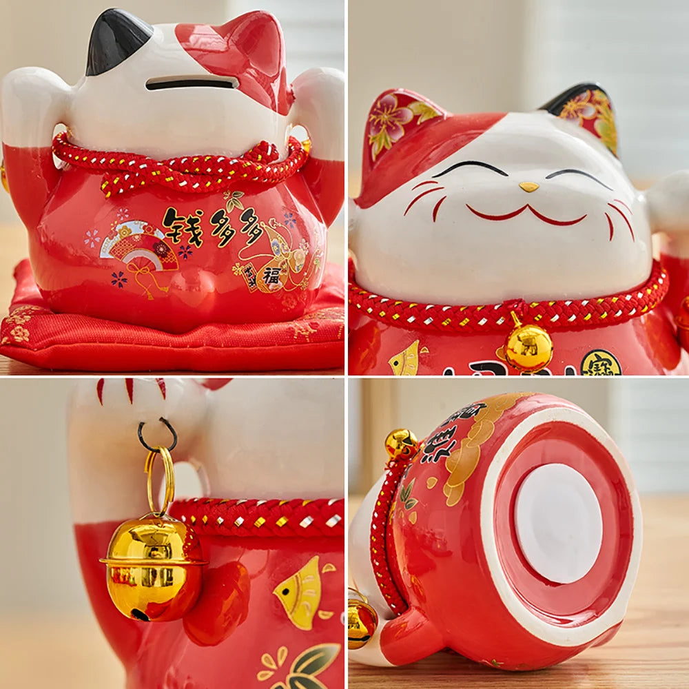 Creative Lucky Cat Small Ceramic Decoration