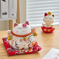Creative Lucky Cat Small Ceramic Decoration