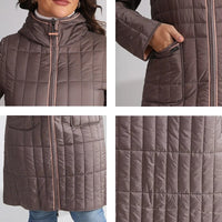 GASMAN Women's Winter Down Jacket Plus Size Long Classic Design Zipper Pocket Women Coat Leisure Parkas 81861