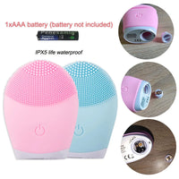 Electric Silicone Facial Brush and Skin Massager