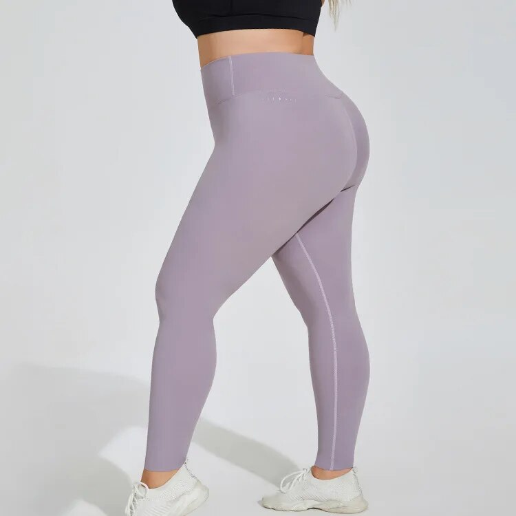 Plus Size Fitness Gym Leggings Women Running Activewear Yoga Leggings Seamless Energy Tights High Waist Sports Pants Workout