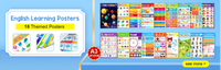 26 Themes 760 Cards Baby  English Learning Word Card Children's Educational Toys for Kids Early Learning Montessori Flashcards