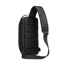 BANGE Men's Waterproof USB Oxford Crossbody Bag Anti-theft Shoulder Sling Bag Multifunction Travel Messenger Chest Pack For Male